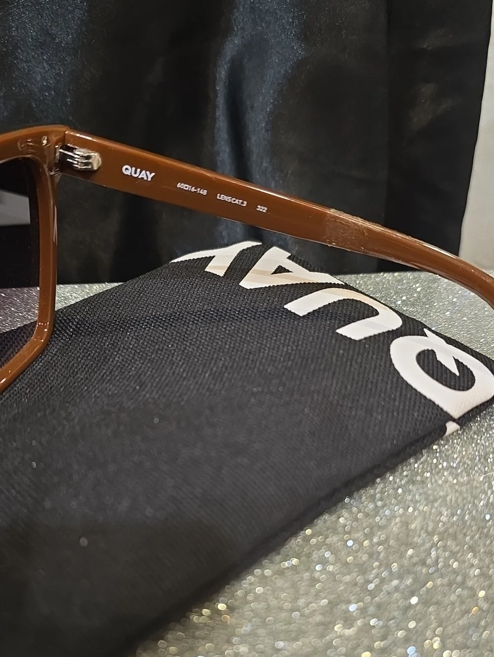 Quay Australia‎ Level Up Square Sunglasses- Chocolate